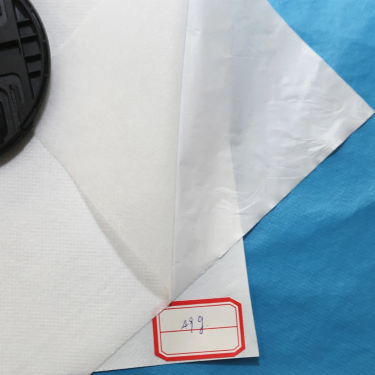 Pe Film Lamingting Pp Spunbonded Surgical Gown Laminated Non Woven Fabric For Disposable Medic
