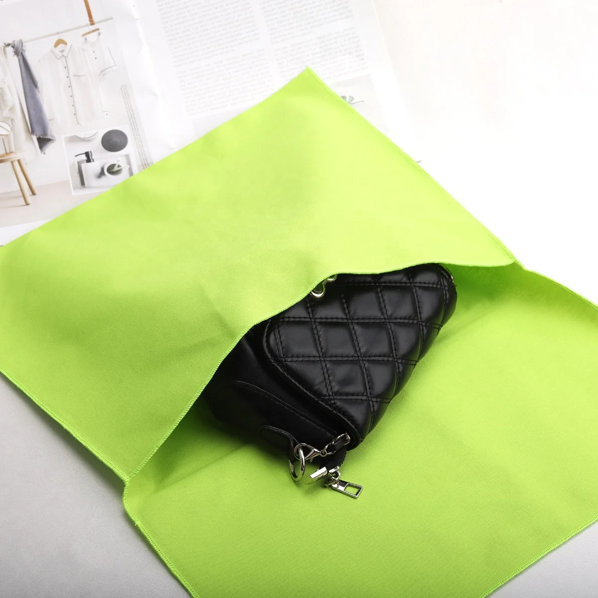 Custom Logo Printing Canvas Envelope Pillow Clothes Dust Bag Reusable  Promotion Cotton Handbag Gift Packing Envelope Pouch