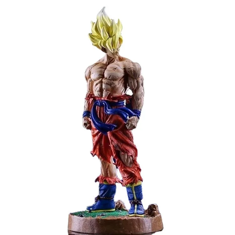 45cm Dragon Balls Goku Super Saiyan Action Figures Pvc Collectibles Statue Model Anime Figurine Dragon Balls Z Action Figures