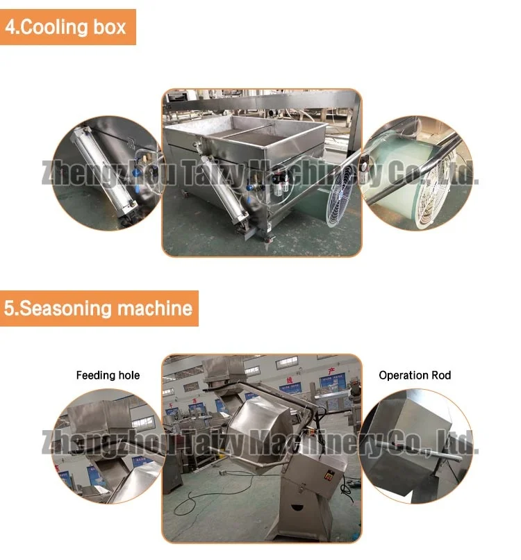 industrial equipment roasted honey fried flour coated peanut processing production line