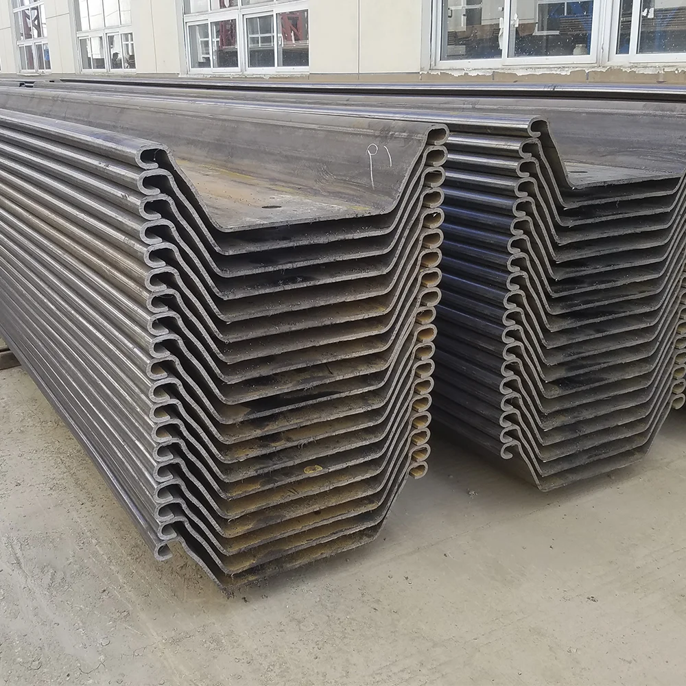 Chinese manufacturers cold rolled u shape steel sheet piling pile for construction