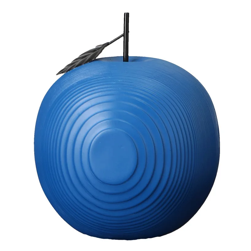 Custom Resin Art Apple Pear Modern Home Decoration Geometry Sculpture Ornaments Resin Crafts