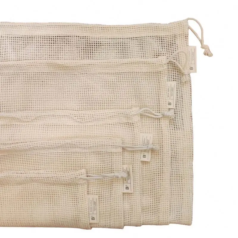 
Small Eco Friendly Gift Pouch Custom Logo Cotton Drawstring Bag 