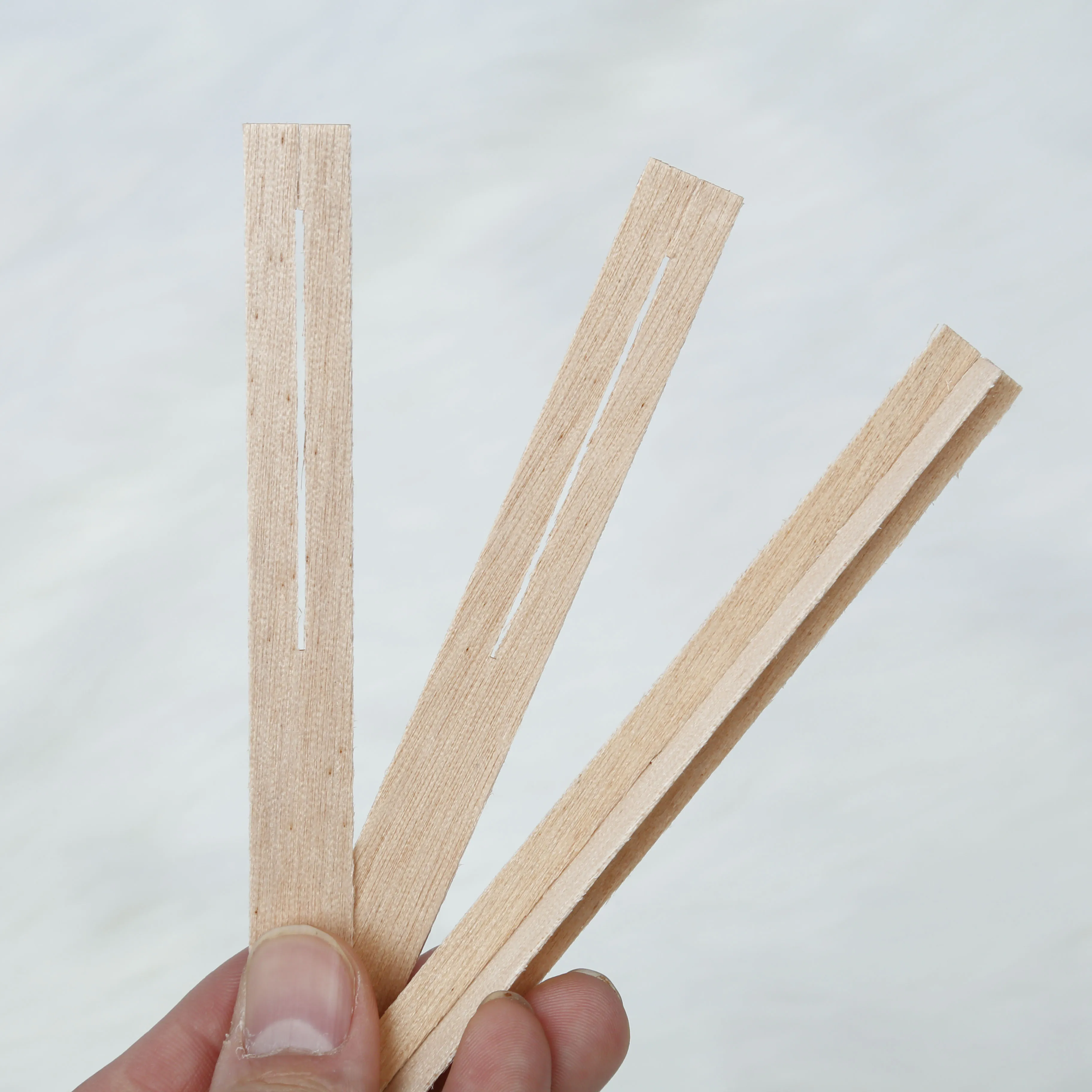 Wholesale price 13x130mm 10x80mm cross wick cross shape woodenen wick for candle making