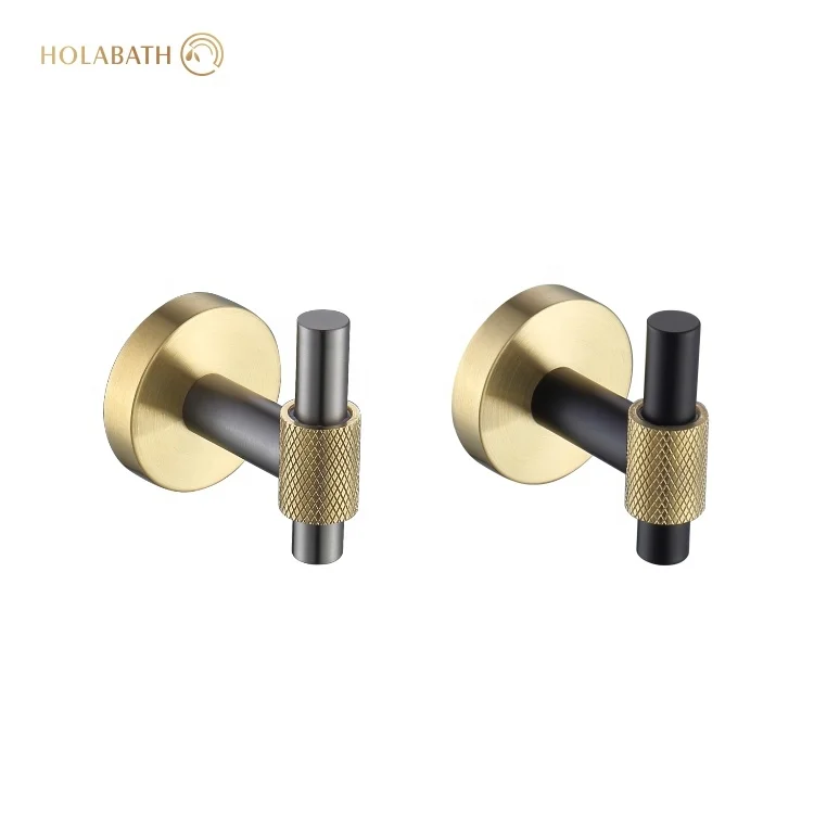 Hot Sale Wall Mounted SUS304 Hooks Bathroom Robe Hanger Towel Robe Hook