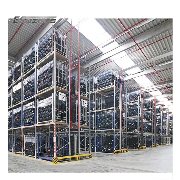 Warehouse storage loading 1100kg durable metal 4 high powder coated heavy duty stacking truck tyre pallet