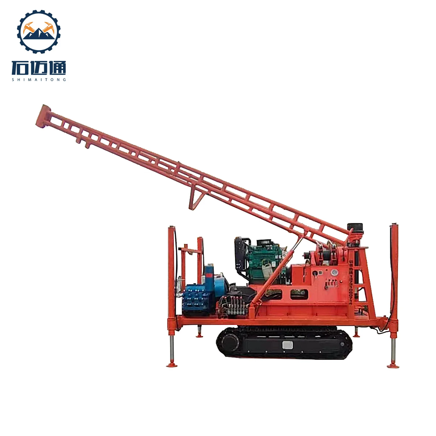200m DTH Hydraulic Water Well drilling rig machine For core mining