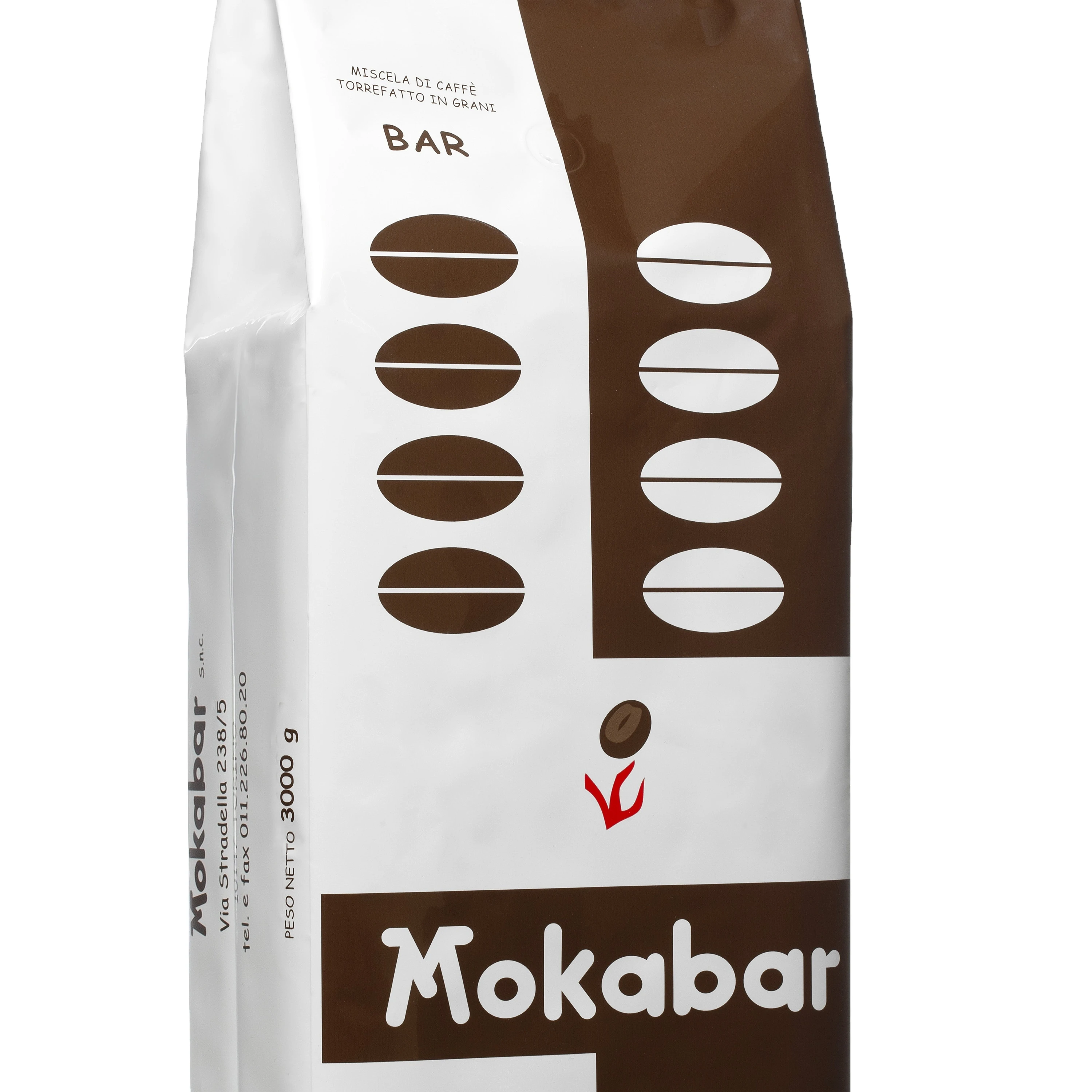 
MOKABAR Made In Italy Line Bar 3kg Roasted Arabica Coffee Beans For Restaurant 