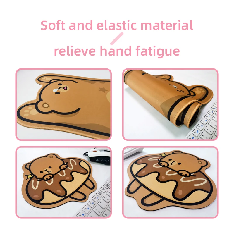 large Gaming Cute Mouse Pad Pink Print Mousepad XXL 3d Extended Pad Mouse Gamer PC Computer Mousepad Girls