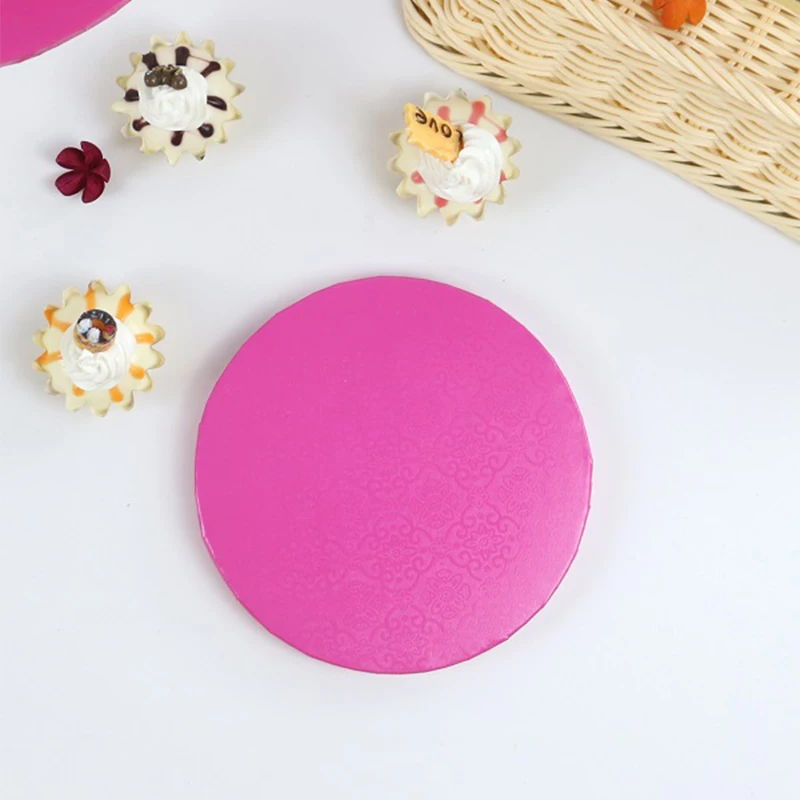 New design custom cake tools 14 inch greaseproof Cake bases 12mm corrugated cake drums