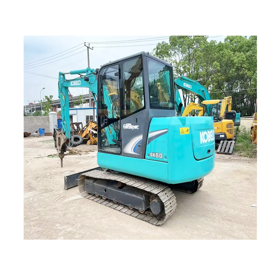 SK60 Kobelco Excavator With Hydraulic Breaker,Used Kobelco SK55 SK60 SK70 SK120 SK135 Excavator