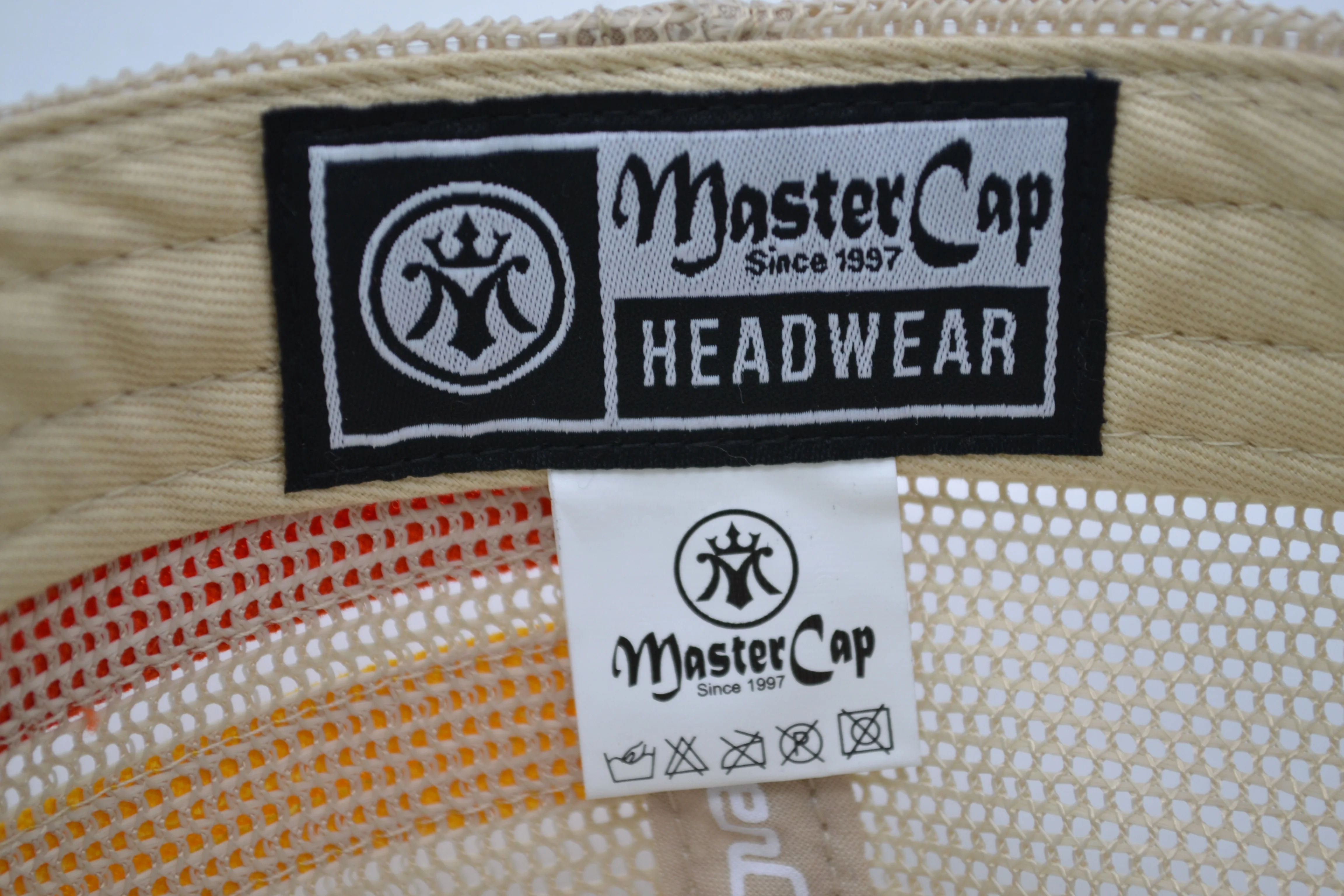 Custom logo self fabric embroidery patch rope bill mesh back adjustable size high quality 5 panel trucker cap