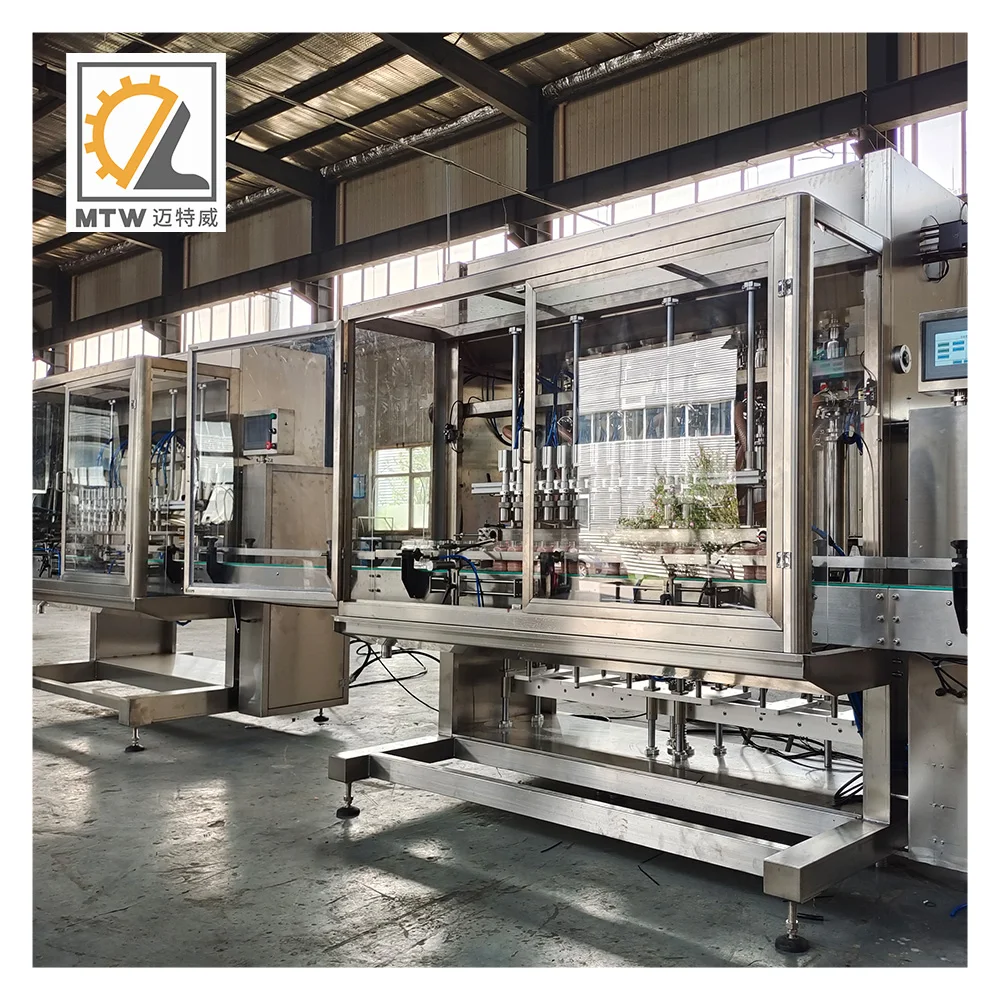 MTW multi-function full automated piston type ketchup / tomato paste /salad paste  filling and sealing machine production line