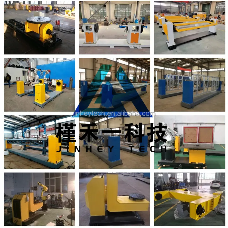 Single axis welding positioner with welding frame welding positioner table for Yaskawa,KUKA,Fanuc,ABB robot