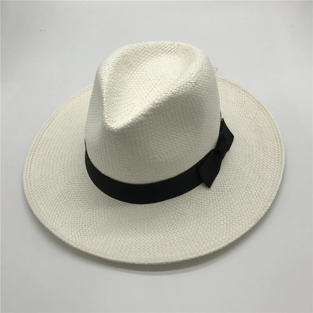 wholesale wide brim customized men panama paper straw hats