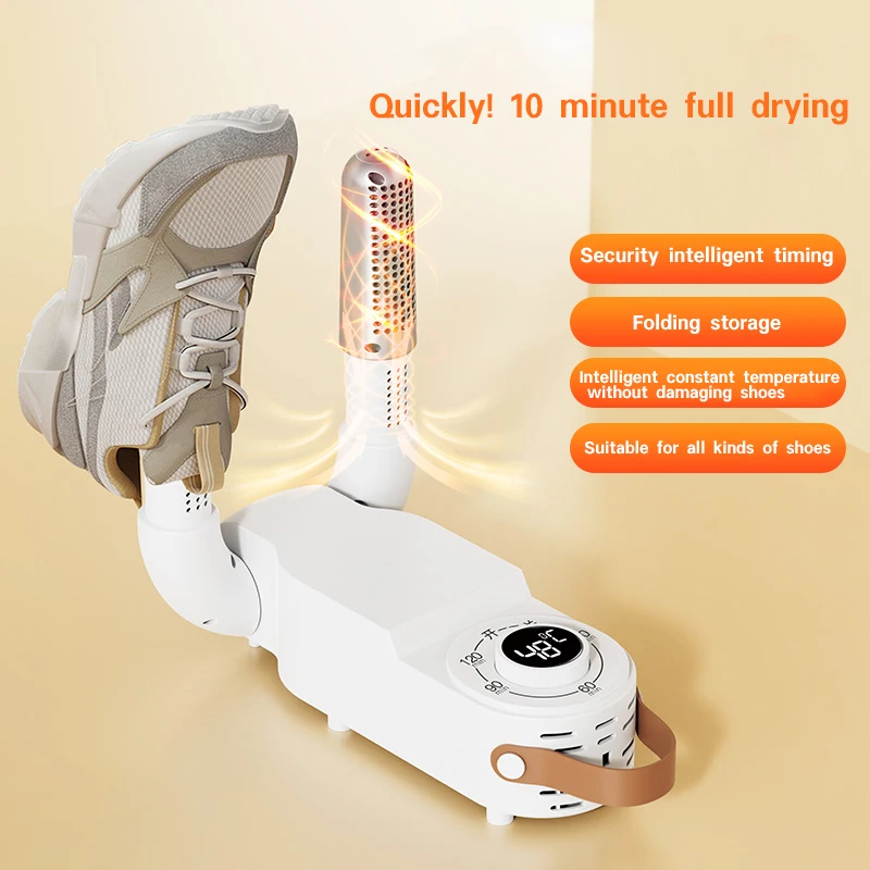 2024 Hot sale Shoe Warmer Intelligent Timing Electric Portable Foldable Smart Electric Shoe Drying Foot Warmer Deodorization
