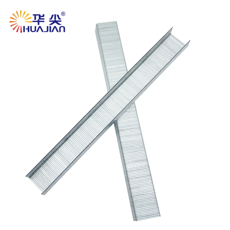 Производство Китай 22Ga Штапельная нержавеющая сталь 23 скобы серии деревянных скоб для мебели