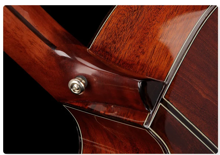 41'  Solid single board spruce back mahogany wood gloss Acoustic guitar wholesale