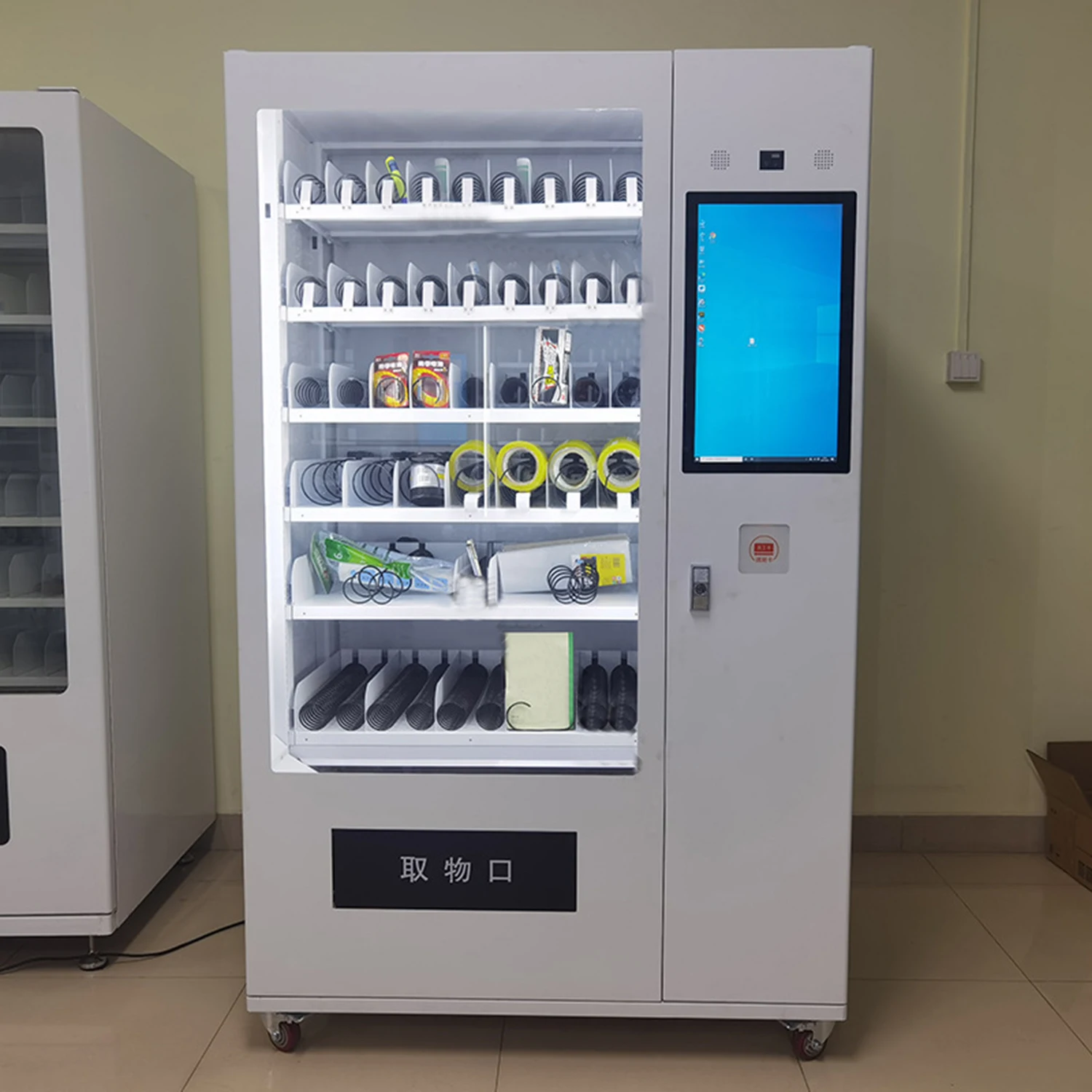 Drinks and Snacks Combo id verification vending machine Wig Eyelash Lash Beauty Vending Machine vending machine freezer