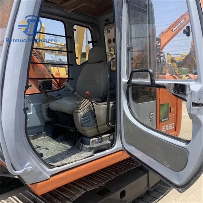 В наличии Лидер продаж 6-тонный использованный EX60-5 Hitachi высококачественный высокопроизводительный японский экскаватор EX60