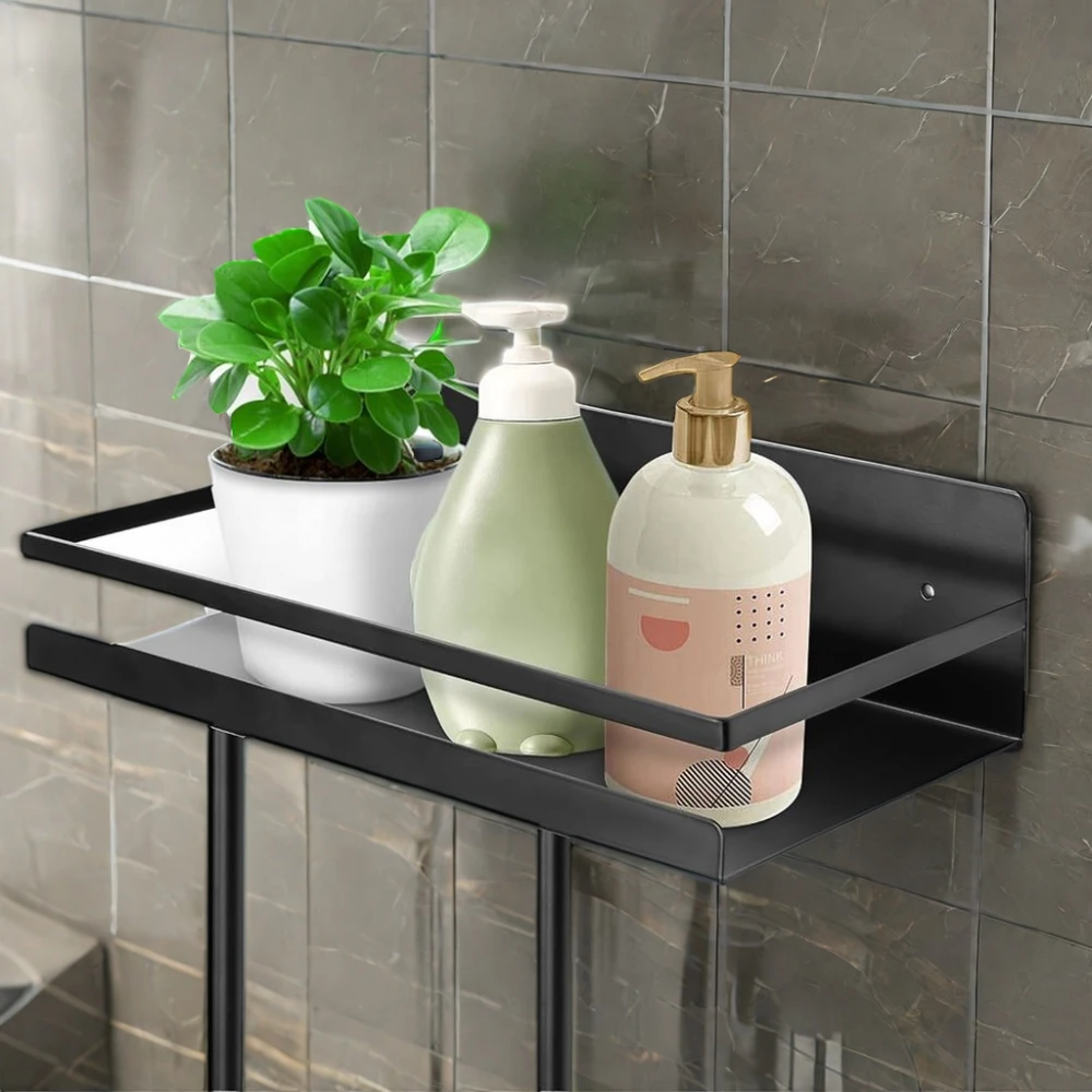 Sopewod Smart Bath Holders Bathroom Storage Shelves for Living Room Towel Rack & Storage Rack