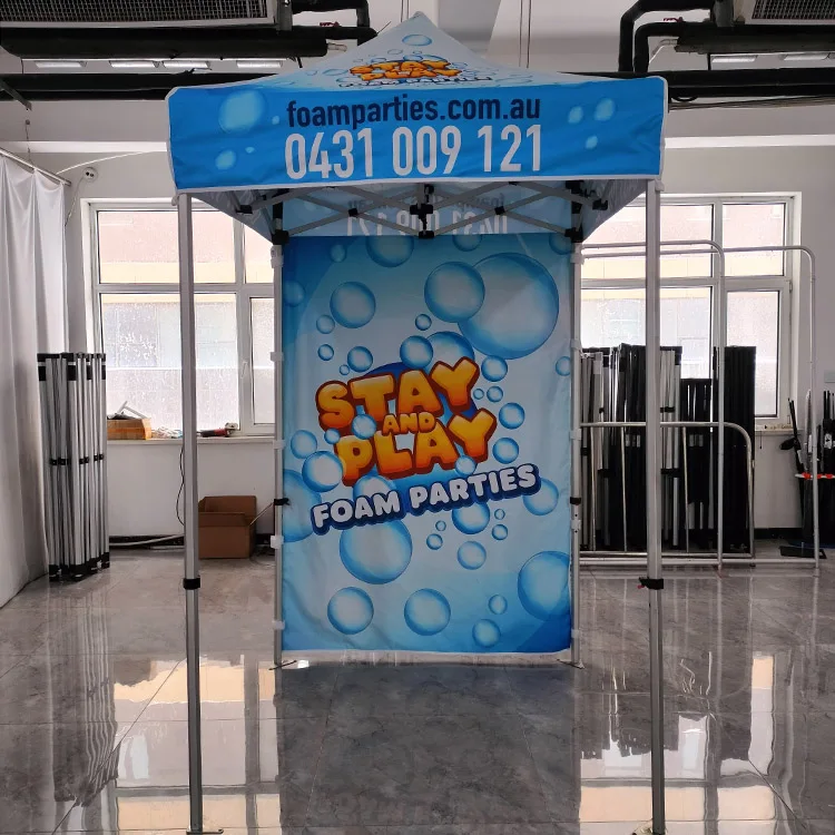 Sunshine Customized 5x5 Steel Canopy Tent Advertising small Pop Up Tents For Trade Show Display Events Outdoor