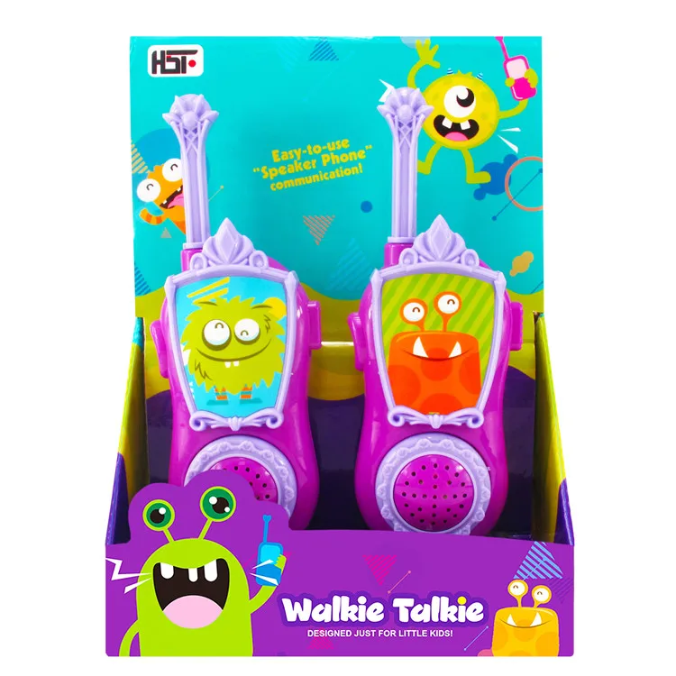 Plastic adventure play set kids toy walkie talkies portable