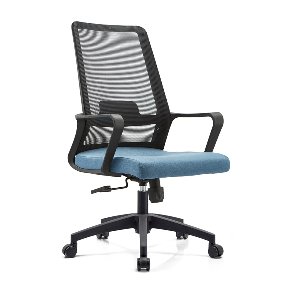 Free Sample Factory Direct Metal Frame Ergonomic Mesh Task Office Chair Swivel Mid-Back for Office and Meeting Room Office Chair
