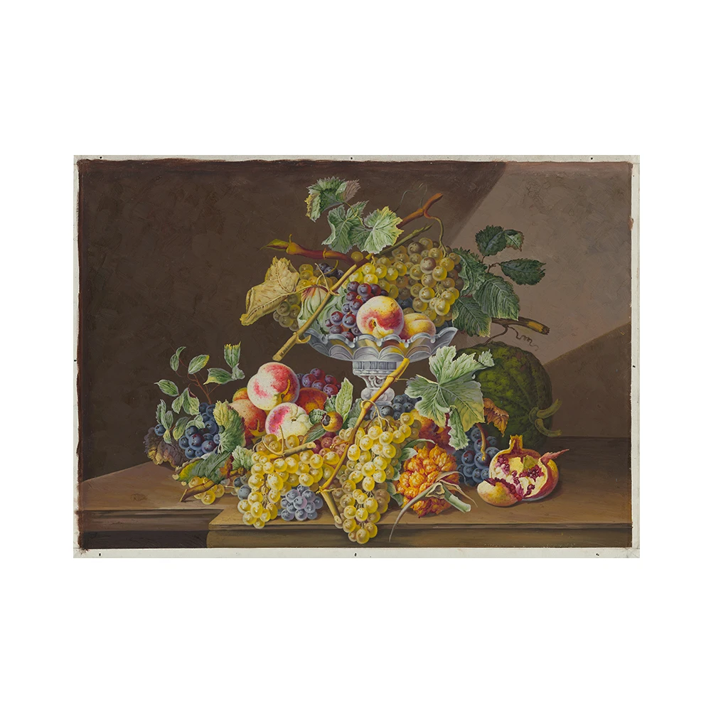 
Canvas wall art for kitchen home decorations painting fruit red wine 