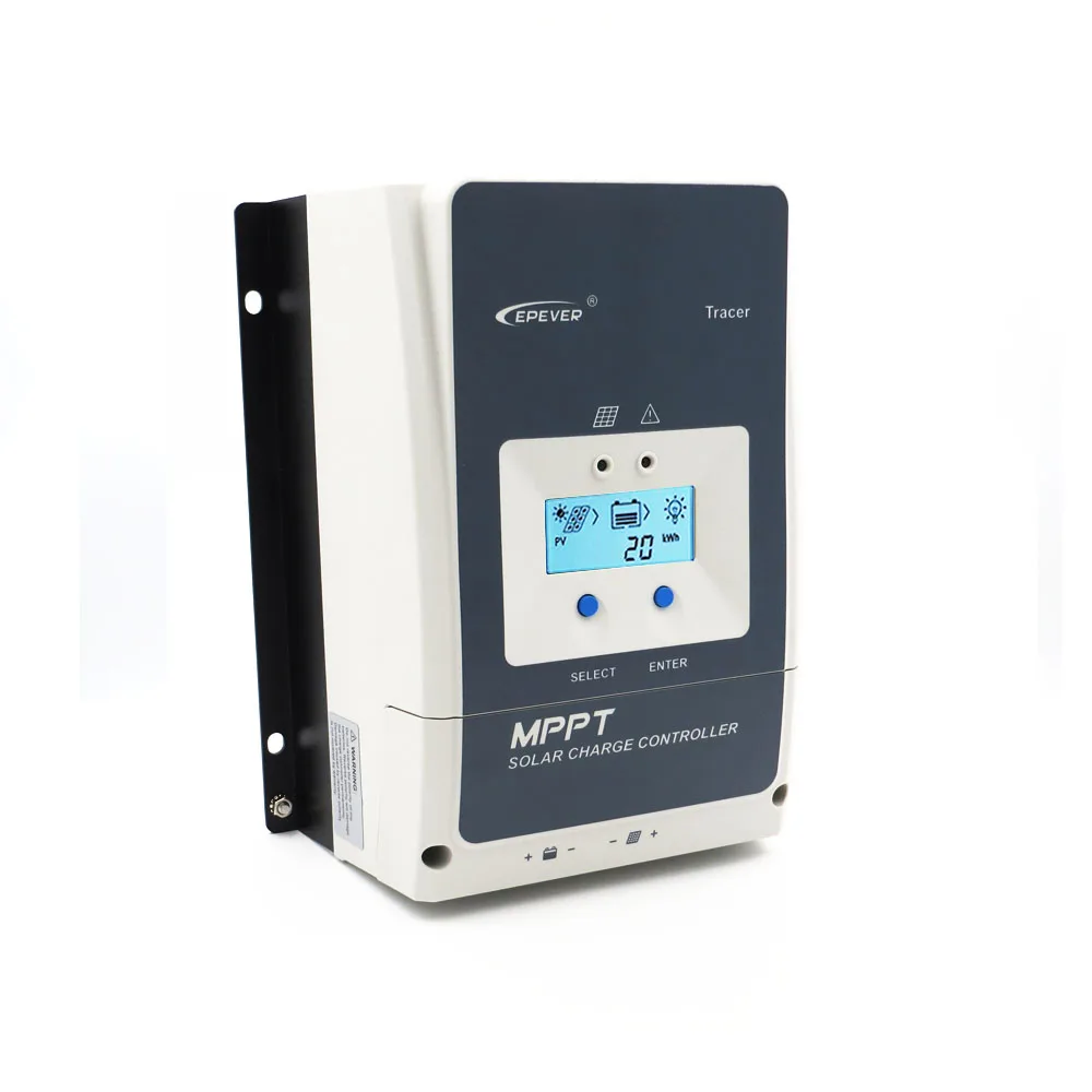  EPEVER Tracer10415AN 12/24V/36/48V 100amp MPPT pwm контроллер заряда солнечной батареи с ЖК-дисплеем для