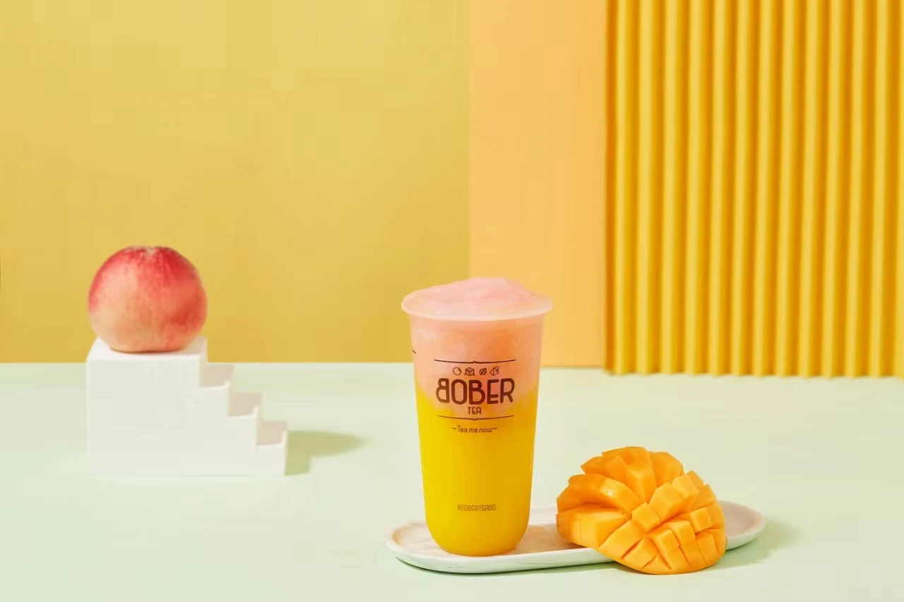 BOBER TEA 2 кг персикового варенья из настоящего фруктового сока пригодного для смузи или замораживания напитков