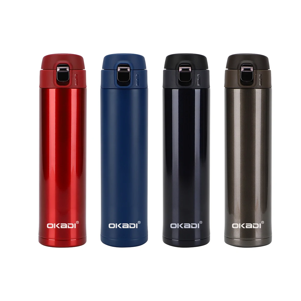 High Quality 420ml/520ml Custom Logo Thermo Water Bottle Insulated Stainless Steel Vacuum Flask