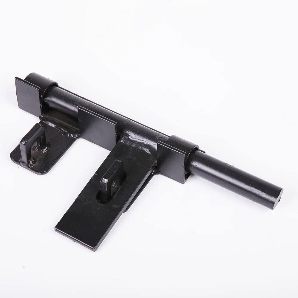 Door Hardware Type Black Powder Coated Heavy Duty Bolt Loaded Latch High Quality Durable Door Latch