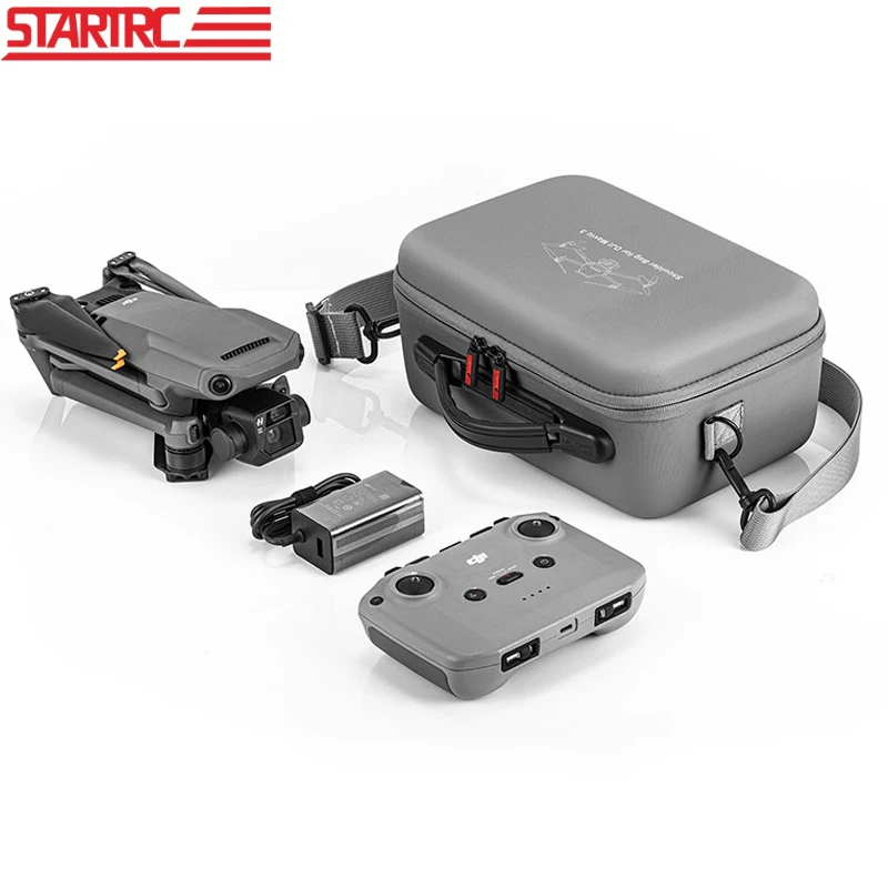STARTRC Shoulder Carrying Case for DJI Mavic 3 Drone with RC-N1 Remote Controller Charger Propellers Accessories