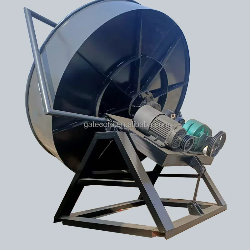 MS 1-3T/H Round Ball Gypsum Disc Fertilizer Pellet Making Machine For Sale Disc Granulator