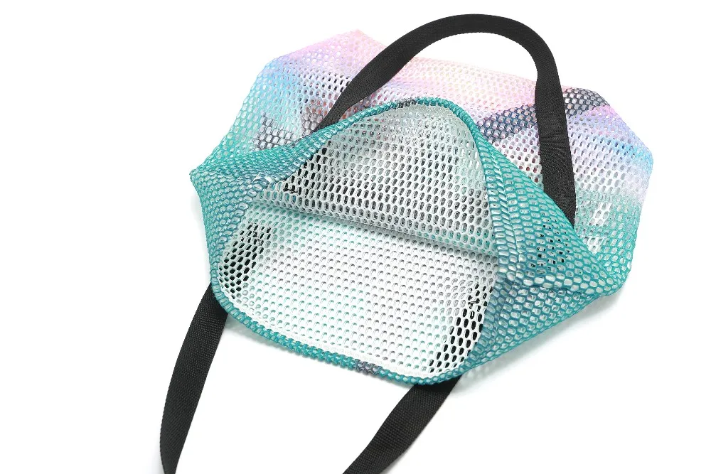 
wholesale beach style casual handbag large capacity folding canvas bags for daily life 