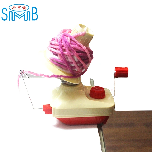 China factory direct sale Home Used Small Household Hand Shake Wool Winder hand operated manual plastic yarn ball floss winder