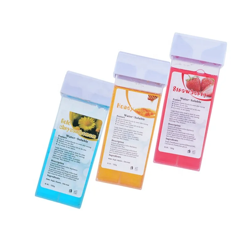 hair removal cartridge wax strip water-soluble sugar wax affordable large capacity 150g roll on wax
