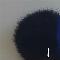 Fluffy 8cm rabbit fur ball natural fur pom poms for Beanie hat