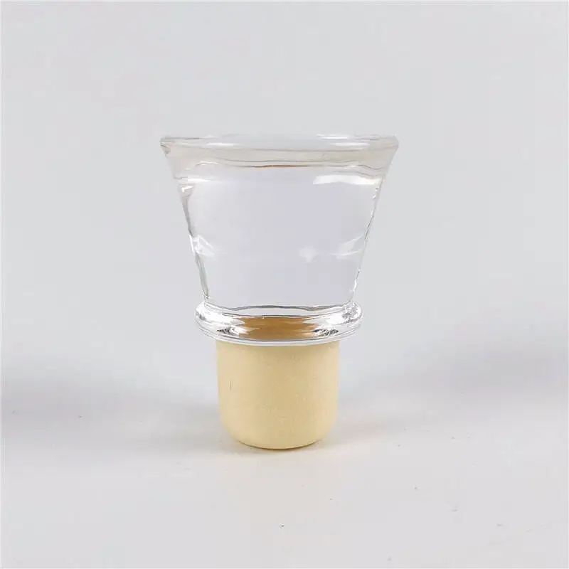 Hot Sale Wholesale Conical Glass Bottle Sealing Stopper Xo Wine Wholesale Custom Printed 3d Glass Wine Bottle Stopper