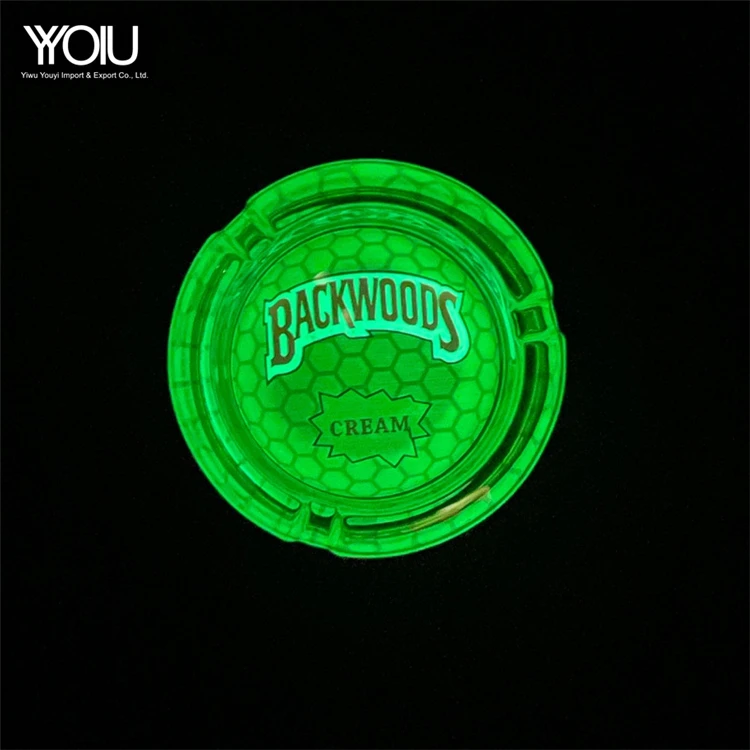 Табак BackWoods печатные светящиеся пепельницы мультфильм Бытовая пепельница стекло