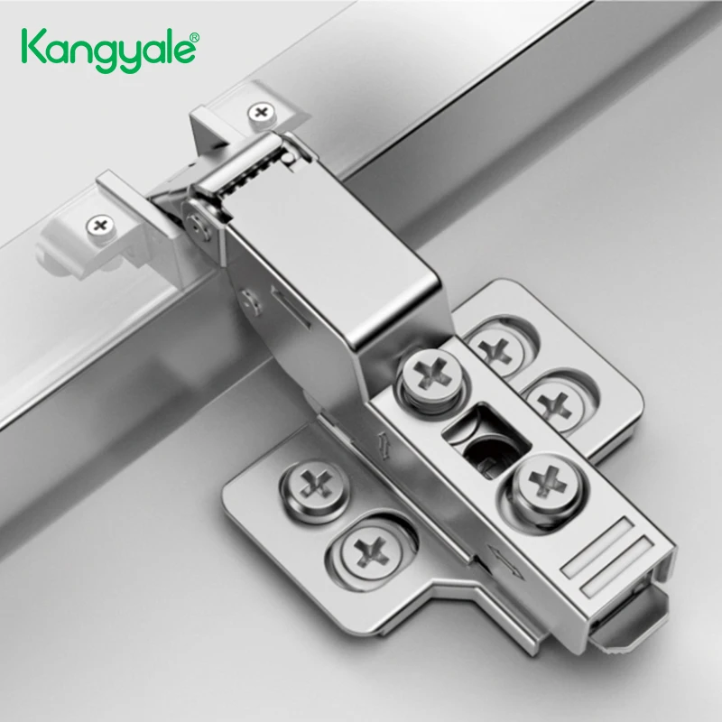 Furniture Hardware Cabinet Door Hinges 3D Stainless Steel Hinges Concealed Door Hydraulic Hinges
