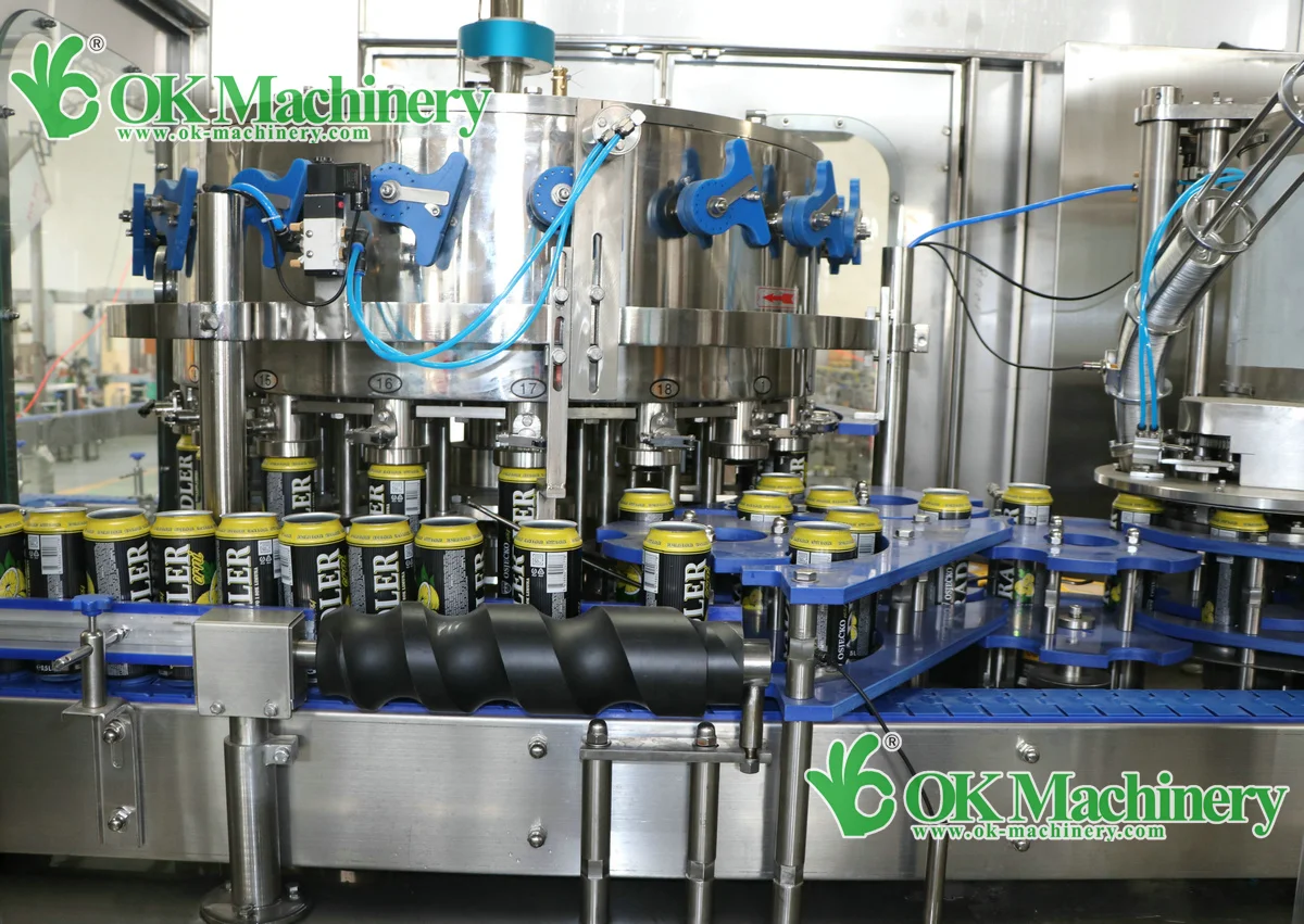 Coke Can Filling Machine Aluminum Soda Can Filling And Sealing Machine