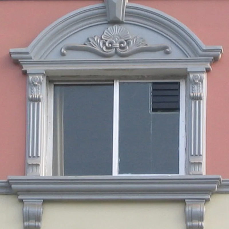 Stone Windows Frame Natural Good Quality Durable Waterproof Hanging Hotel European Fiberglass Window Moulding 10 PCS