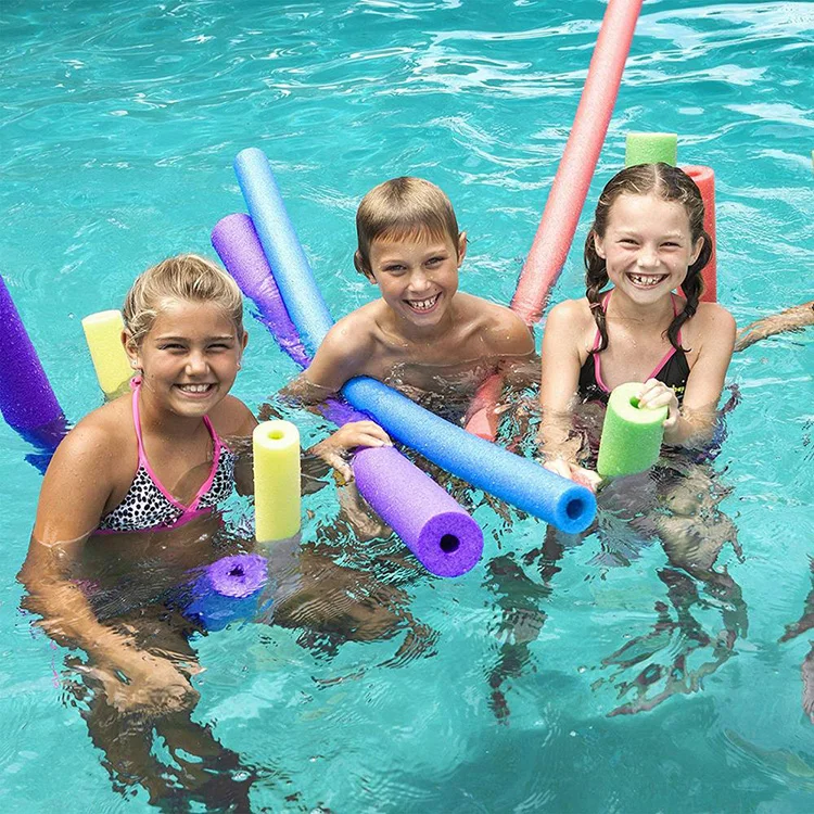 Factory eco friendly Outlet cheap-swim rubber Colorful bar eva foam swimming pool noodles for pool 4 inch gym