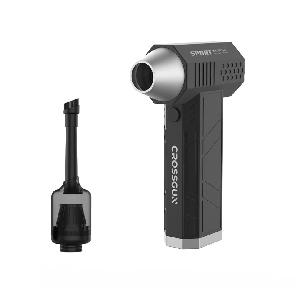 CROSSGUN 1200000RPM  Mini Turbine Jet Fan Electric  industrial Air Duster Cleaner Rechargeable Handheld ventilation blower