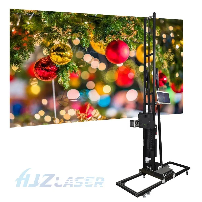 HJZ  Large-format Vertical Wall Painting Machine Outdoor And Indoor Printer For Wall HD Precision 3D TV Background Wall Printer