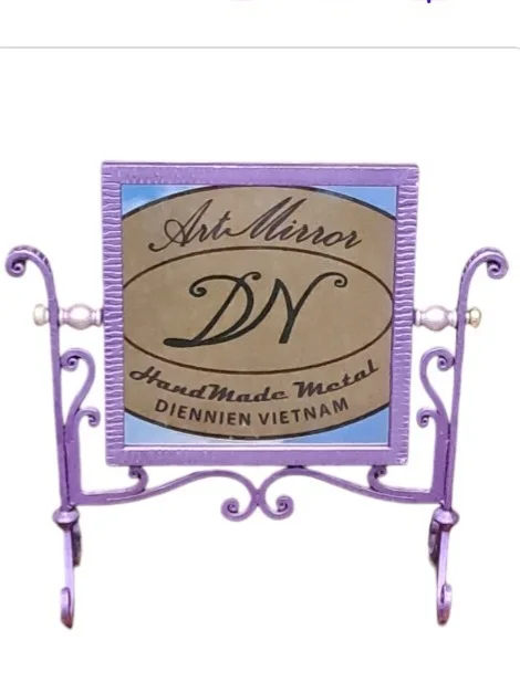 Factory Price Luxury Decoration Top Selling Mirrors Antique Iron Dien Nien Artistic Company Framed Mirror Vietnam Manufacturer
