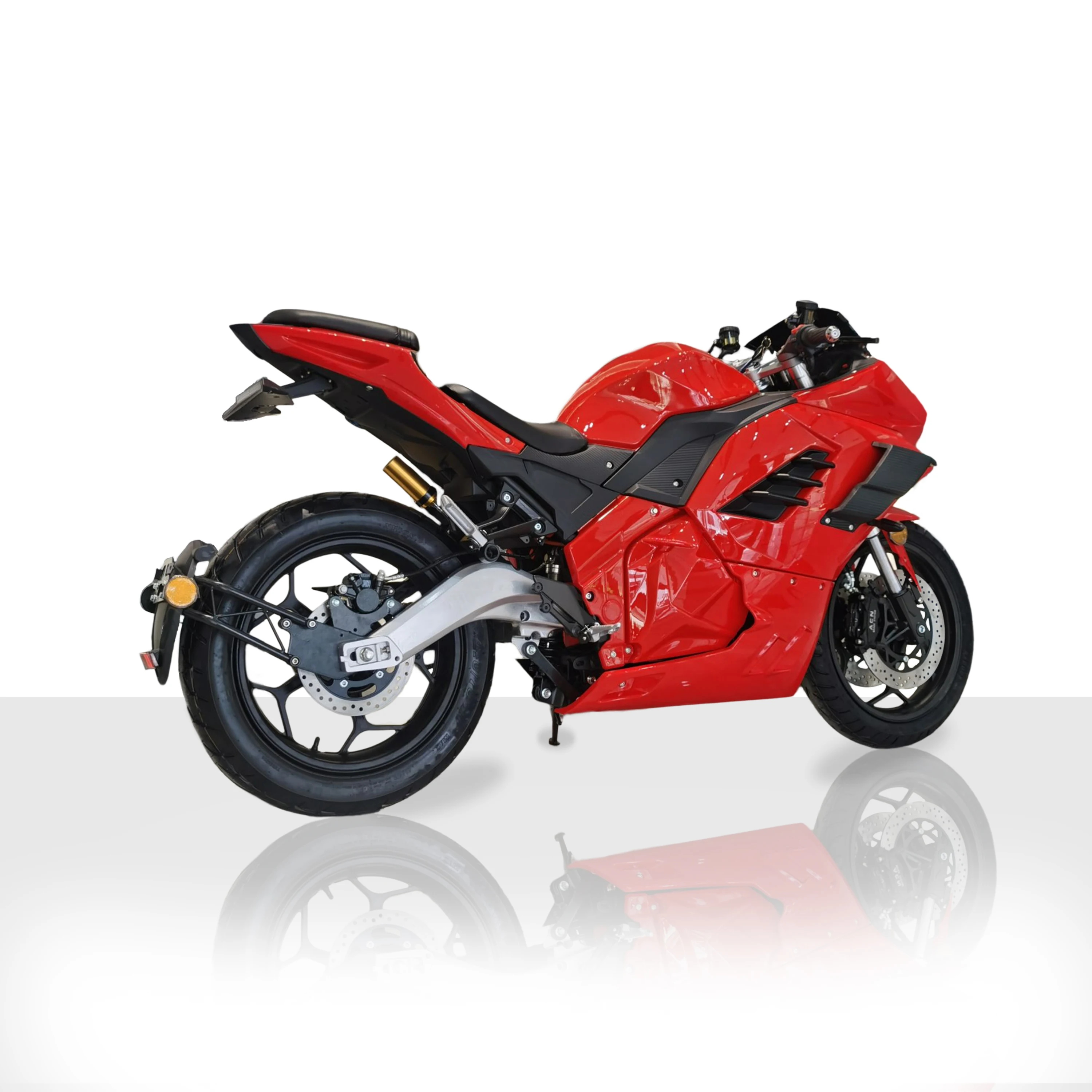 Central Motor 4000W Chain Moto Power Drive 140km/h Top Speed Electric Motorcycle