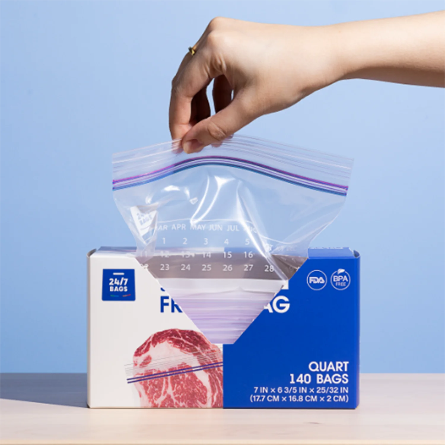 Extra Small Cheap Reusable Plastic Ziplock Freezer Polythene Snack Zip Lock Pouch Bags For Food